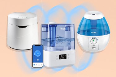 a collage of some of the best humidifiers
