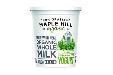 Maple Hill Organic probiotic yogurt