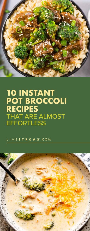 custom pin of Instant Pot broccoli recipes
