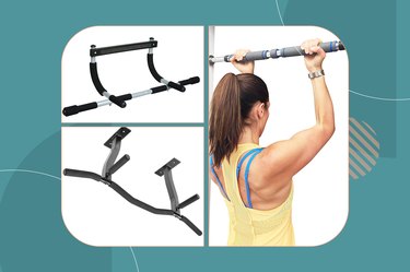 collage of best chin-up bars and pull-up bars