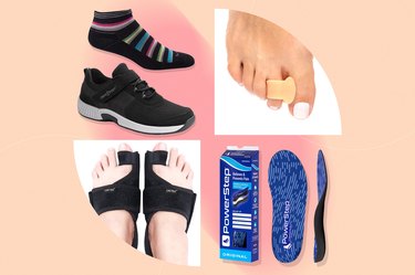 collage of some of the best bunion correctors
