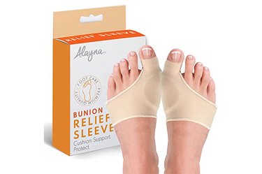 Alayna Bunion Relief Sleeve, one of the best bunion correctors