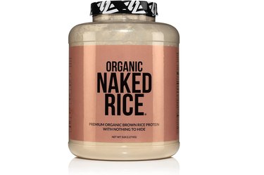 Isolate image of Organic Naked Rice protein powder.