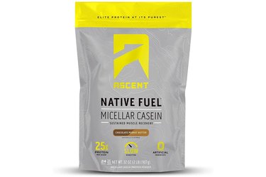 Isolated image of Ascent Native Fuel Casein protein powder.