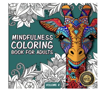 a mindfulness coloring book for adults, one of the best self-care gifts