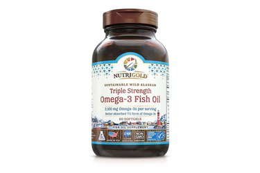 Isolated image of Nutrigold Triple Strength Omega-3 Fish Oil