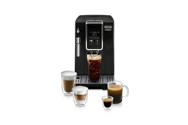 isolated image of De'Longhi ® Espresso Machine with Iced Coffee and Manual Milk Frother