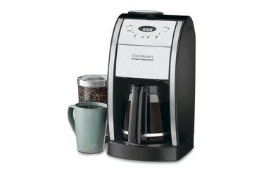 Isolated image of cuisinart grind and brew coffee maker