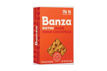 Banza Chickpea pasta rotini, one of the best pastas for weight loss