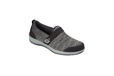 OrthoFeet昆西伸展在黑色和灰色的,最好的槌状脚趾鞋之一