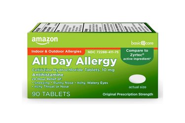 Amazon Basic Care All Day Allergy, one of the best allergy medicines