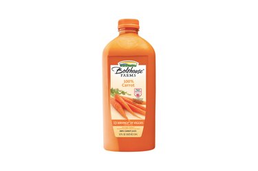 Bolthouse Farms carrot juice, one of the best heartburn drinks