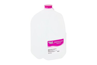 Great Value distilled water, one of the best heartburn drinks