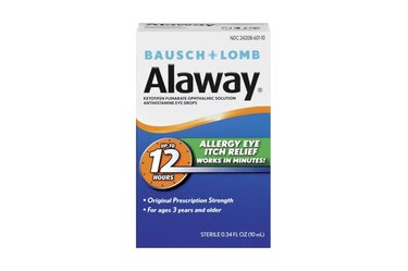 Bausch & Lomb Alaway Eye Itch Relief Drops, one of the best allergy medicines