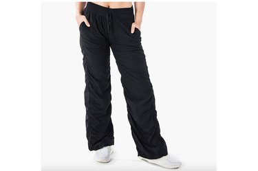 Yogipace Lightweight Wrinkle Resistant Travel Pants as cheap workout clothes