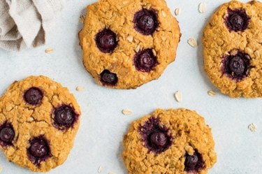 Blueberry Sweet Potato Breakfast Cookies Low-Carb Vegan Breakfast Recipes