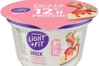 Light + Fit Greek Strawberry Cheesecake Nonfat Yogurt