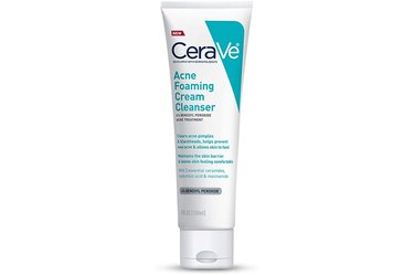 CeraVe Acne Foaming Cream Cleanser, one of the best soaps for body odor