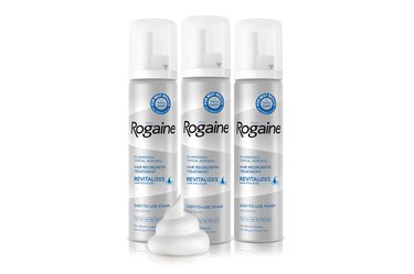 Rogaine men's foam, one of the best scalp treatments for hair loss