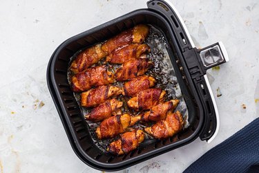 Barbecue Bacon Wrapped Chicken Bites