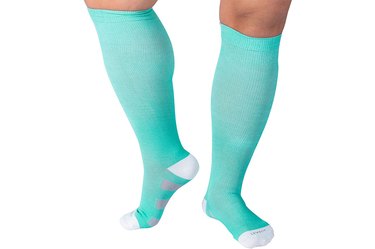LEVSOX Wide Calf Compression Socks, one of the best plus size compression socks