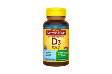 Nature Made Extra Strength Vitamin D3, one of the best supplements for bone healing
