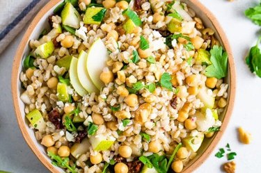 Easy Barley Salad With Chickpeas and Pears