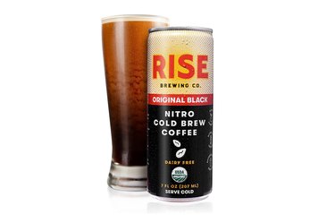 isolated image of Rise Brewing Co Original Black Nitro Cold Brew