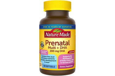 Nature Made Prenatal + DHA, the best prenatal vitamin