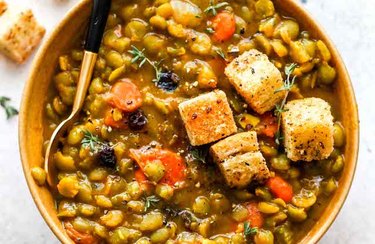 Moroccan Split Pea Soup