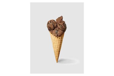chocolate ice cream in a cone from Daily Harvest, one of the best meal kits for weight loss