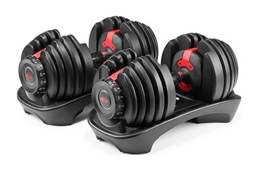 Bowflex SelectTech Adjustable Weights as best at-home workout equipment