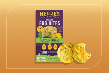 Nellie’s Free Range Sous Vide Egg Bites, Broccoli + Cheddar