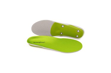 Green Superfeet, one of the best shoes for heel spurs