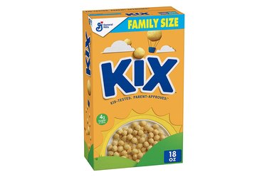 Box of Kix cereal