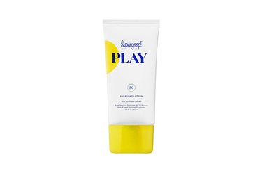 Supergoop Play SPF 50 Sunscreen Lotion, one of the best waterproof sunscreens