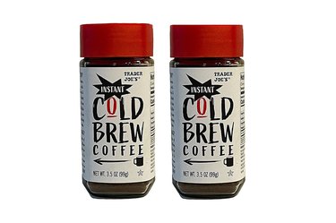 Isolated image of trader joe's instant cold brew coffee