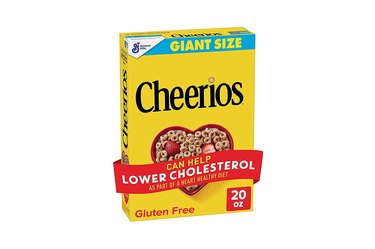 Isolated image of low-fat cereal Cherrios