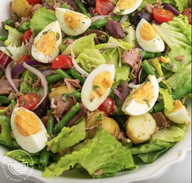 Classic Nicoise Salad, one of the best high-protein salads