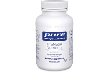 Pure Encapsulations Prenatal, one of the best prenatal vitamins that do not cause constipation