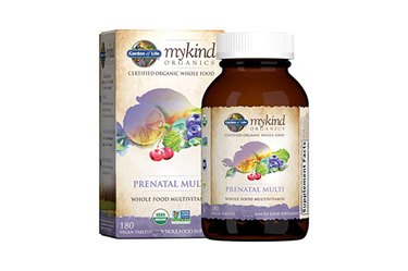 Garden of Life myKind Organics Prenatal, one of the best prenatal vitamins that do not cause constipation