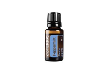 Isolated image of doTerra Peppermint oil for coffee flavoring