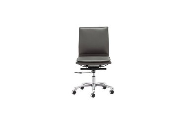 Lider Plus Gray Armless Office Chair, one of the best office chairs