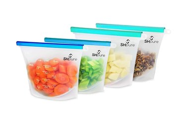 SH Pure Reusable Silicone Food Storage Bags