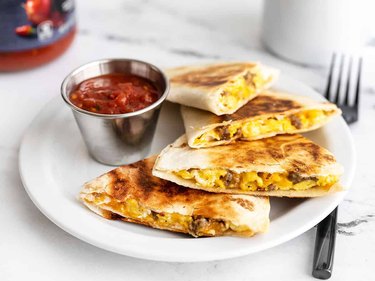 Sausage and Egg Breakfast Quesadillas