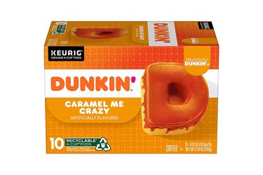 dunkin' caramel me crazy k cup coffee pods