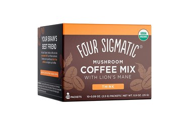 Four Signmatic Instant Coffee on white background