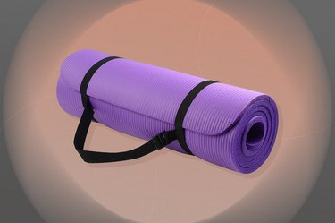 purple balancefrom goyoga all-purpose 1/2-inch extra thick mat