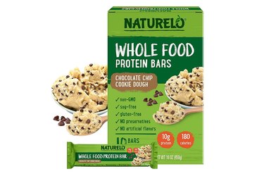 isolated image of naturelo protein bars