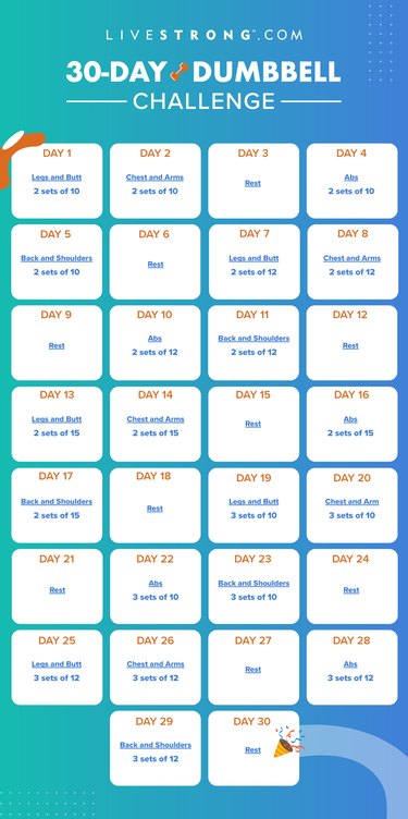 30 day 2024 weight training challenge